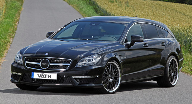 Vath Propels Mercedes Benz Cls Shooting Brake To 350km H And 4hp Carscoops