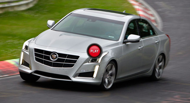  Watch New 2014 Cadillac CTS Vsport Lap the 'Ring in 8:14.1, Almost as Fast as BMW M5 E60