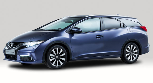 Honda Presents All-New Civic Tourer with More Luggage Space than VW Golf Variant [w/Video]
