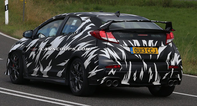 New 2015 Honda Civic Type-R Scooped in the Flesh and Teased in Official Video