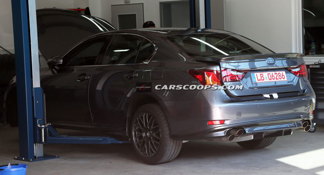  Spy Shots: This Undisguised Tester Looks Like a 2015 Lexus GS F to Us…