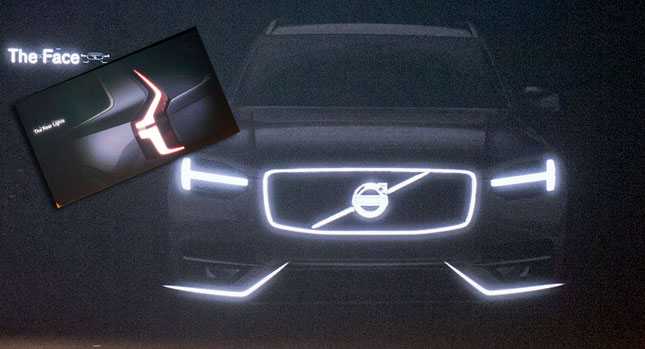  All-New 2015 Volvo XC90 SUV Teased During Coupe Presentation