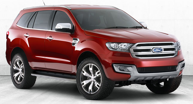  Ford Shows Ranger-Based Everest SUV Concept in Australia, May Go on Sale in 2015