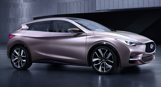  Infiniti Releases First Photo of Q30 Compact Hatchback Concept