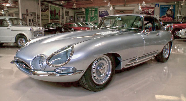  This Jaguar E-Type Is Not Stock, As Jay Leno Finds Out [w/Video]