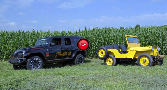  MT Sees if the New Jeep Wrangler Can Compete with the Classic Willy CJ-3A on the Farm