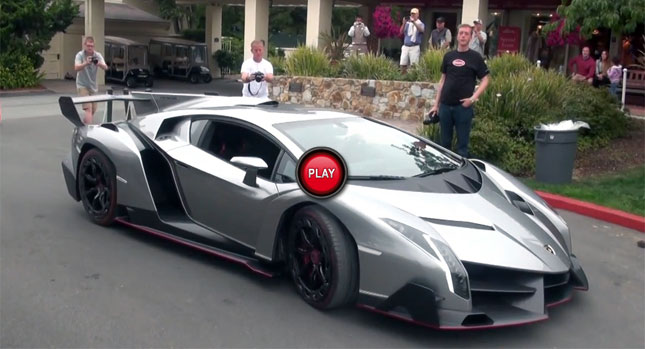  Lamborghini Veneno Filmed Driven Around