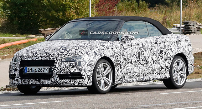  Spy Shots: New Audi S3 Convertible with Close to 300-Horses