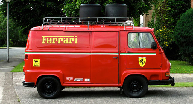  Ferrari-Trimmed 1979 Renaut Estafette Van from Rush Movie for Sale