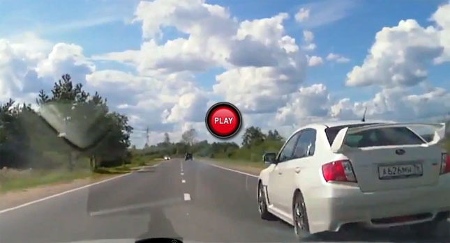  GTA-Style Road Rage Chase Between WRX STI and Celica is Better Than an F&F Movie