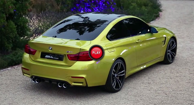  Report Says BMW M4 Won't Offer a Manual Gearbox, Plus New Videos of Concept