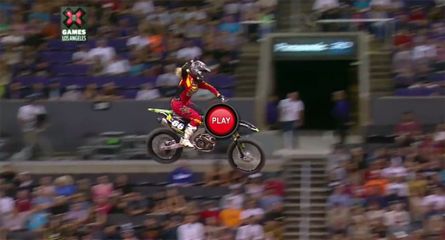  Too Soon, Too Soon: Moto X Racer Thinks She Won, Fist Pumps In the Air, Crashes and Loses…