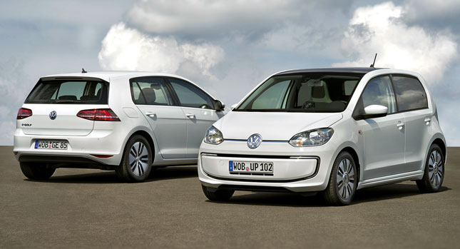 World Premiere of Sorts for New Battery-Powered VW e-Up! and e-Golf in Frankfurt