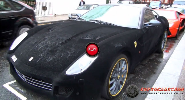  Velvet Ferrari 599 GTB Looks Even Worse When It Rains