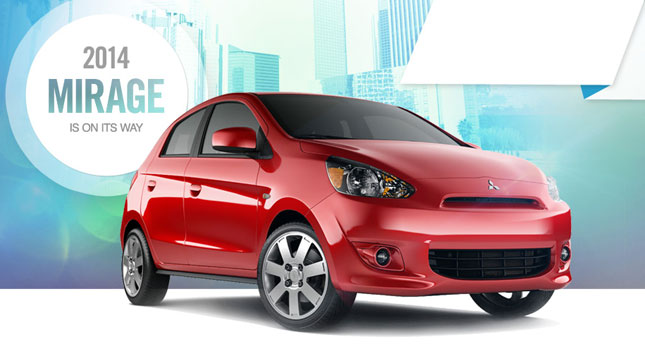  Mitsubishi's New 2014 Mirage Small Hatch Priced from $12,995