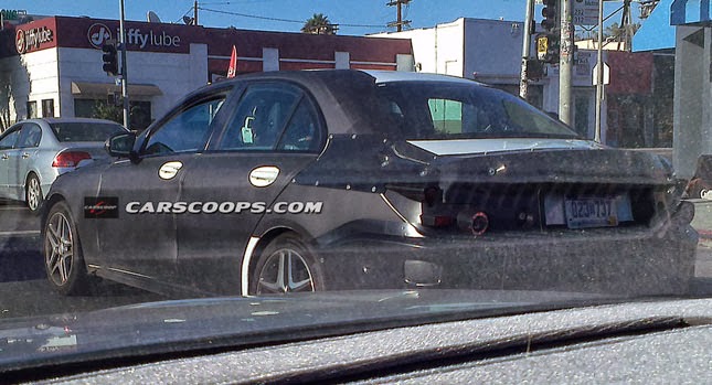 U Spy: Heavily Cladded 2015 Mercedes-Benz C-Class Shot in LA