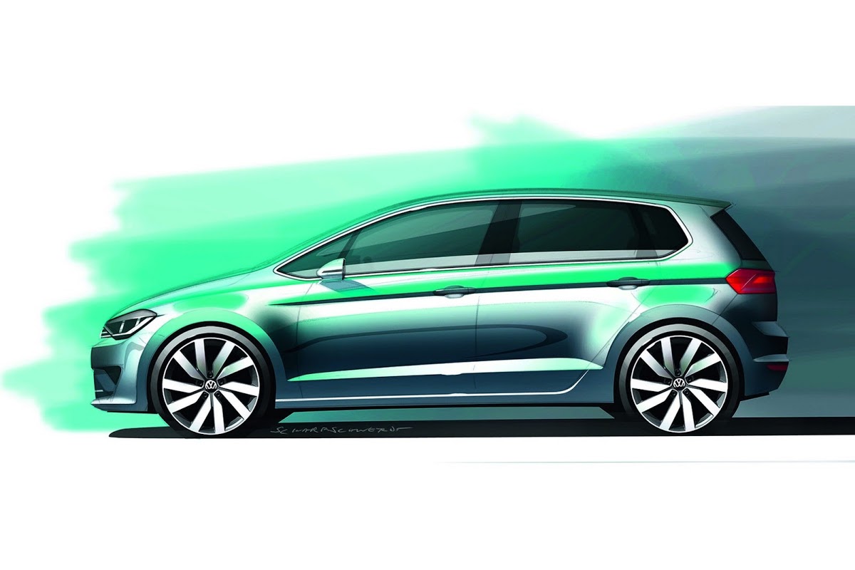 New Sportsvan is Volkswagen's Longer, Taller and Slightly More Practical  Golf
