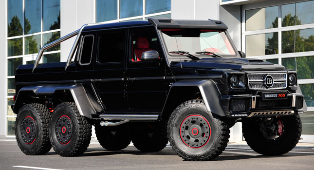Brabus Makes The Mercedes G 63 Amg 6x6 Even Crazier By