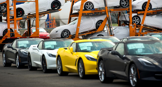  Ahoy Stingray! Chevrolet Begins Shipping New 2014 Corvettes to Dealers
