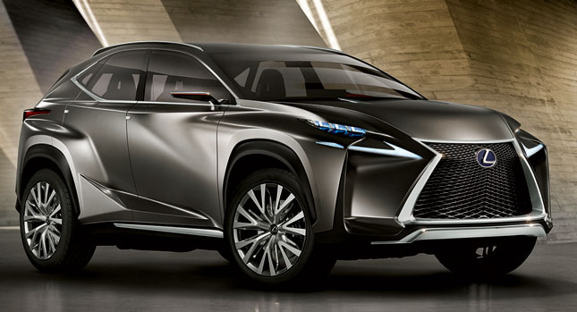  Lexus LF-NX Concept Looks like a Cross between an Origami Car and Transformers Robot
