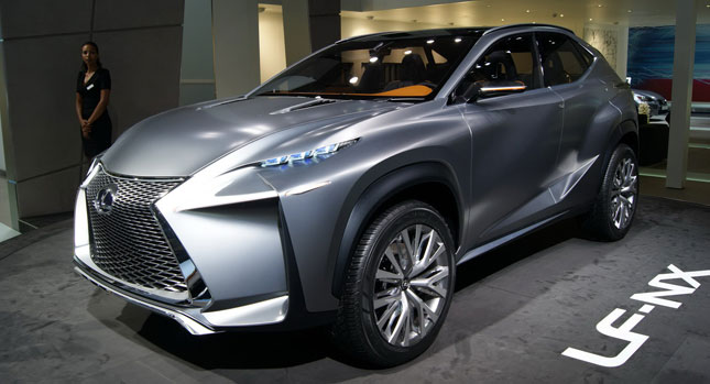  Lexus Sharpens up Frankfurt Motor Show with LF-NX Crossover Concept [w/Videos]