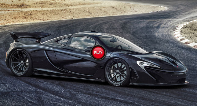  McLaren Releases Dynamic Footage of Production P1 without Camo