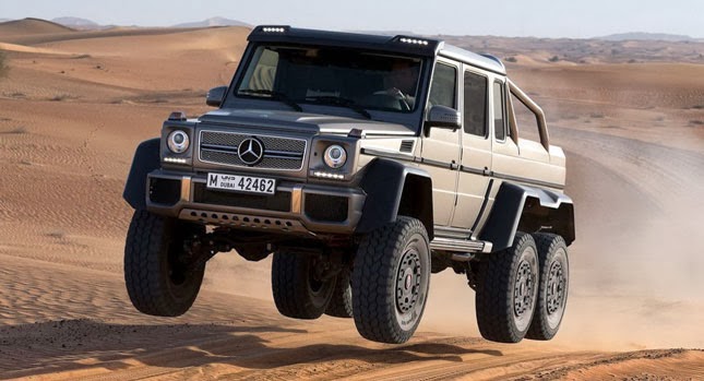  Mercedes G63 AMG 6×6 Surfaces on Used Cars Website for €476,952 or $644,980