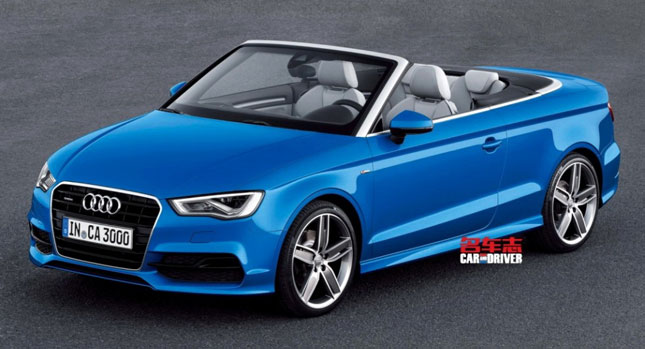  New Audi A3 Cabriolet is a Secret No More: First Official Shots