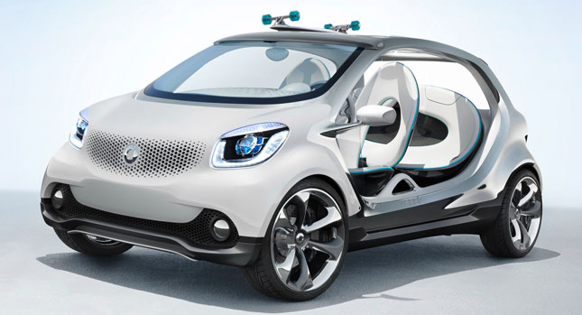  Electric Smart Fourjoy Concept Shows the Way for the Next ForFour [58 Photos]