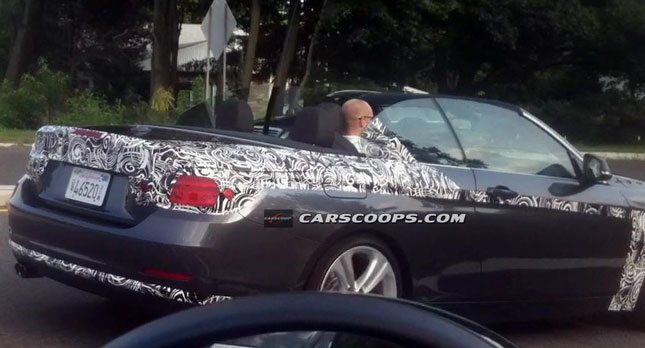  U Spy: New BMW 4-Series Convertible Cruising Along in New Jersey
