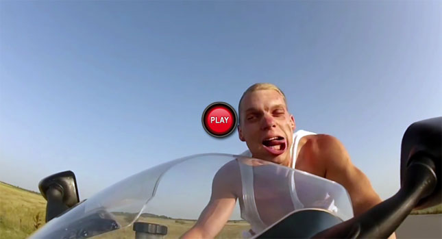  There's Something Wrong with this Kid: Riding a Bike 150MPH Without a Helmet…
