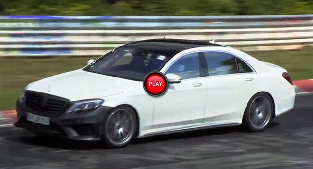  New Mercedes-Benz S63 AMG Sounds Angry Around the Nurburgring
