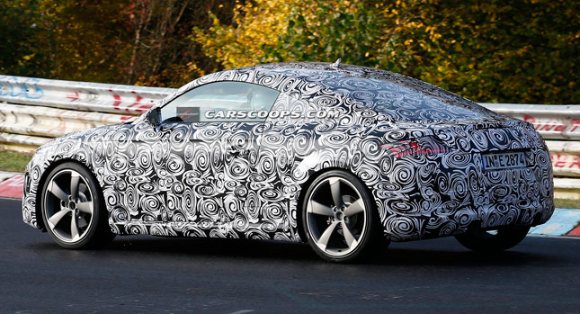  Spied: New 2015 Audi TT Mk3 Photographed and Filmed on the 'Ring