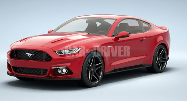  2015 Ford Mustang: C&D Says This is "Almost Definitely" It…and Yes, They're Illustrations