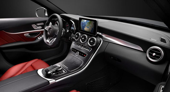  New 2015 Mercedes-Benz C-Class Interior Uncovered in Official Shots