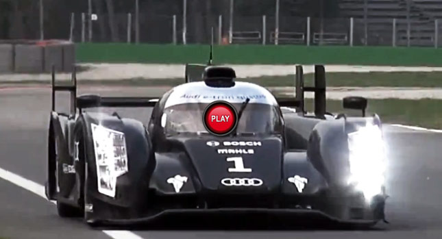  The Audi R18 e-Tron Quattro May be a Diesel, But it Sounds Fast at 300km/h+…