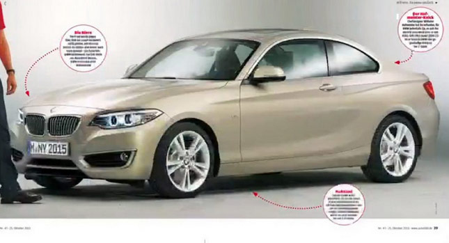  New BMW 2-Series Coupe Appears in Magazine Stills; Looks Schön!
