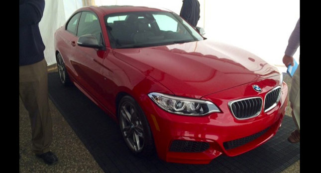  New Leaked Photos Show the BMW M235i Coupe during Dealer Presentation