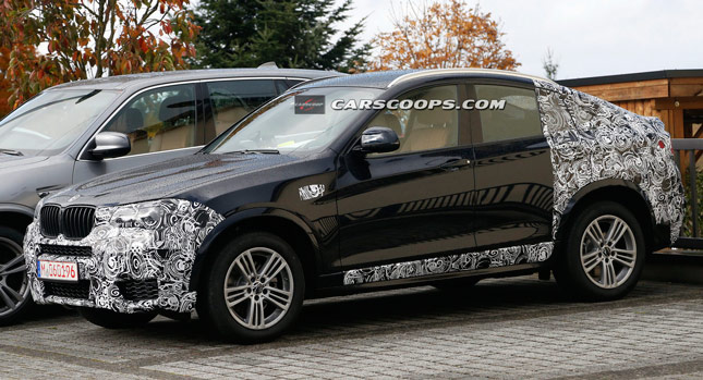  Spied: BMW X4 Sporty Crossover Continues to Drop Camouflage