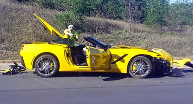  Another 2014 Corvette Stingray Gets a Crash-Lift