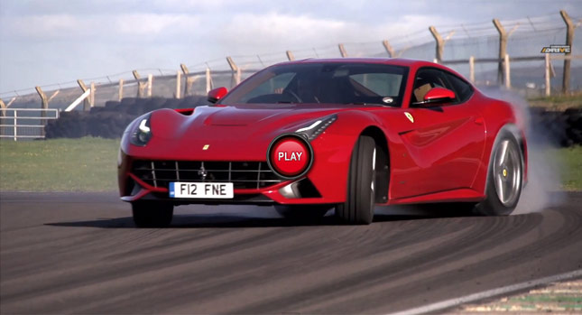  Chris Harris Destroys Five Sets of Tires while Reviewing Ferrari F12Berlinetta [w/Video]