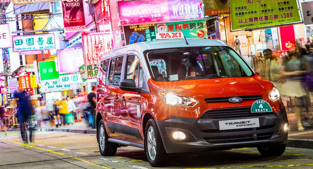  New Ford Transit Connect Taxi Goes to Hong Kong