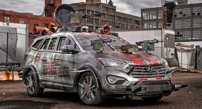  Boo! It's Hyundai's Zombie Survival Machine from the New York Comic Con