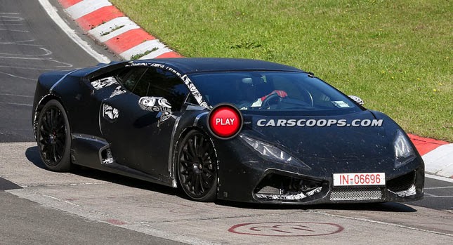  Spied: New Lamborghini Cabrera Filmed Singing to the Tunes of its V10
