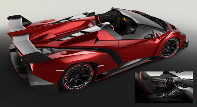  Lamborghini's Exotic Veneno Roadster will Take You to 355KM/H or 221MPH Without a Top
