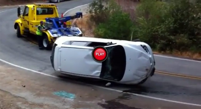  Bad Situation for Crashed Mazda Gets Worse with Tow Truck Fumbler [NSFW]