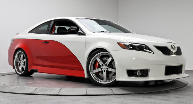  Care for a 680HP Toyota Camry Coupe with a NASCAR Flair? [Gallery & Video]