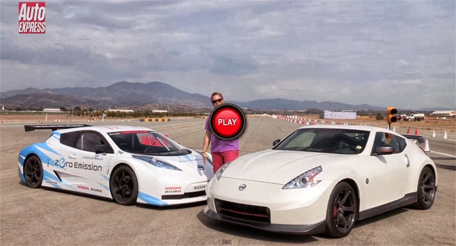  Battle of the NISMOS: 370Z Raced Against Leaf RC Electric Prototype