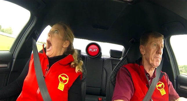  Walter Röhrl Scares the Bejesus Out of German TV Host Trying to Keep Her Cool