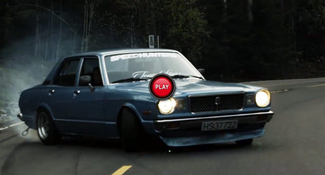  Just a 1970s Toyota Cressida Having Some Drift Fun in Norway